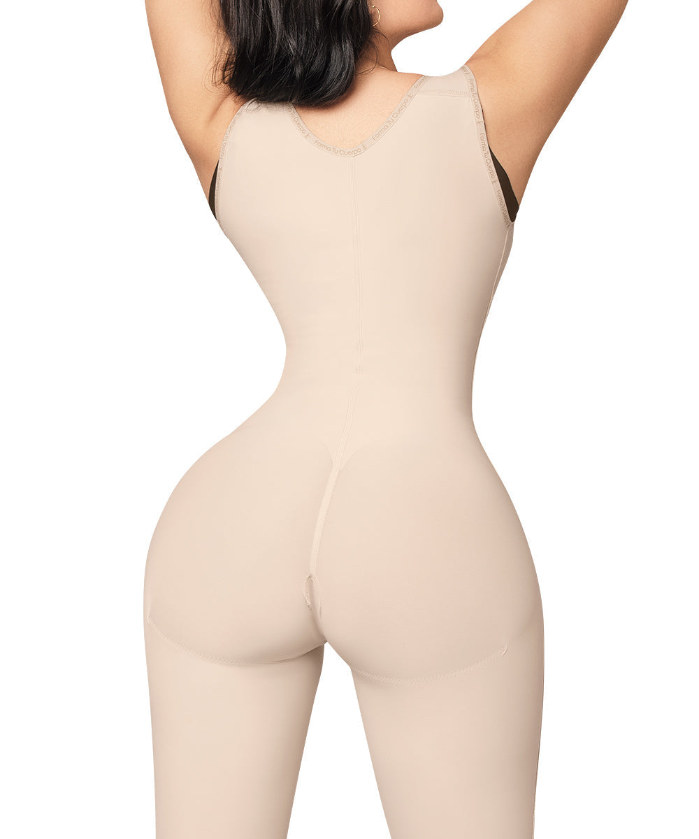 C-029 Beige Trusa Lycra Knee Central Brooch