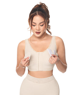 Post-surgical bra with band: Bust lift &amp; chest stability (Ref. C-039)