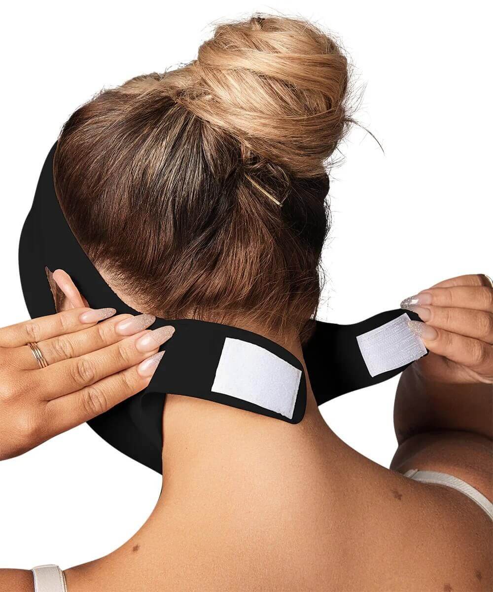 Faja facial postquirúrgica :Chin lift & jawline shaping ( Ref. C-049 / C-048 )