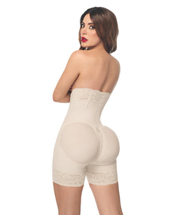 Strapless Colombian Girdle - Half Leg (Ref. O-051)