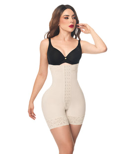 Strapless Colombian Girdle - Half Leg (Ref. O-051)