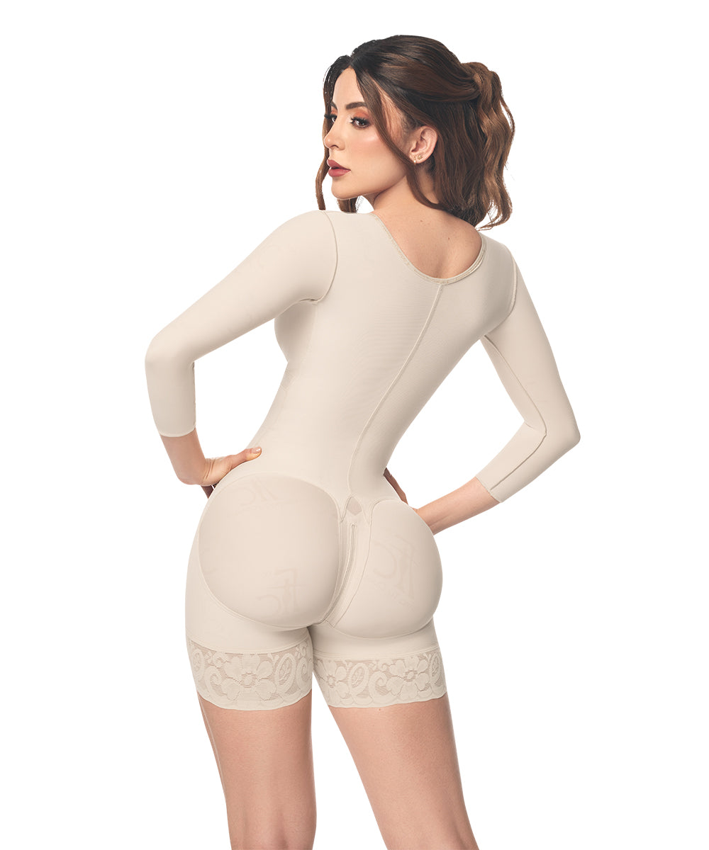 Colombian Waist Trainer &amp; Recovery Shapewear with Bra (Ref. O-093)