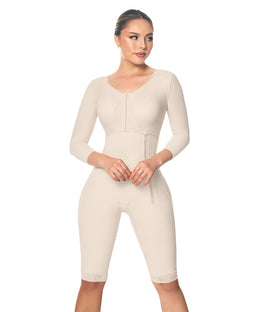 Full body post-surgical girdle: Shaped from torso to legs: Ideal for daily use and postpartum (Ref. O-102)