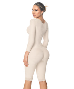 Full body post-surgical girdle: Shaped from torso to legs: Ideal for daily use and postpartum (Ref. O-102)