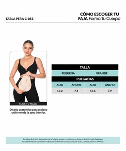 Tabla abdominal postoperatoria: Post-surgery waist shaping board ( Ref. C-053 )