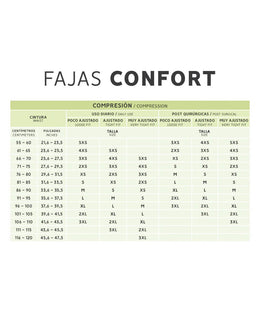 First stage post-surgical girdle: High compression recovery garment (Ref. C-013)