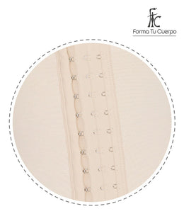 Strapless Colombian Girdle - Half Leg (Ref. O-051)