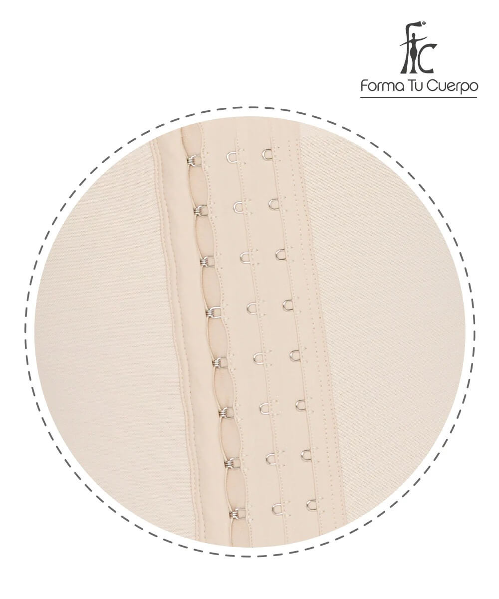 Colombian Waist Trainer with Sleeves: Waist Trainer with Posture Control (Ref. O-062 / O-066)