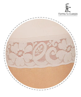 Beige Trusa Lycra Rodilla Broche Central (REF C-029  )